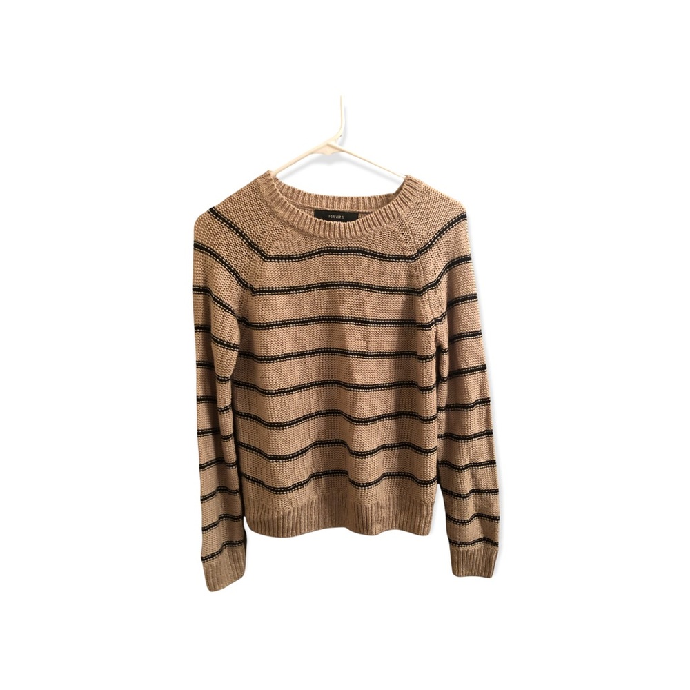 F21 tan sweater - S